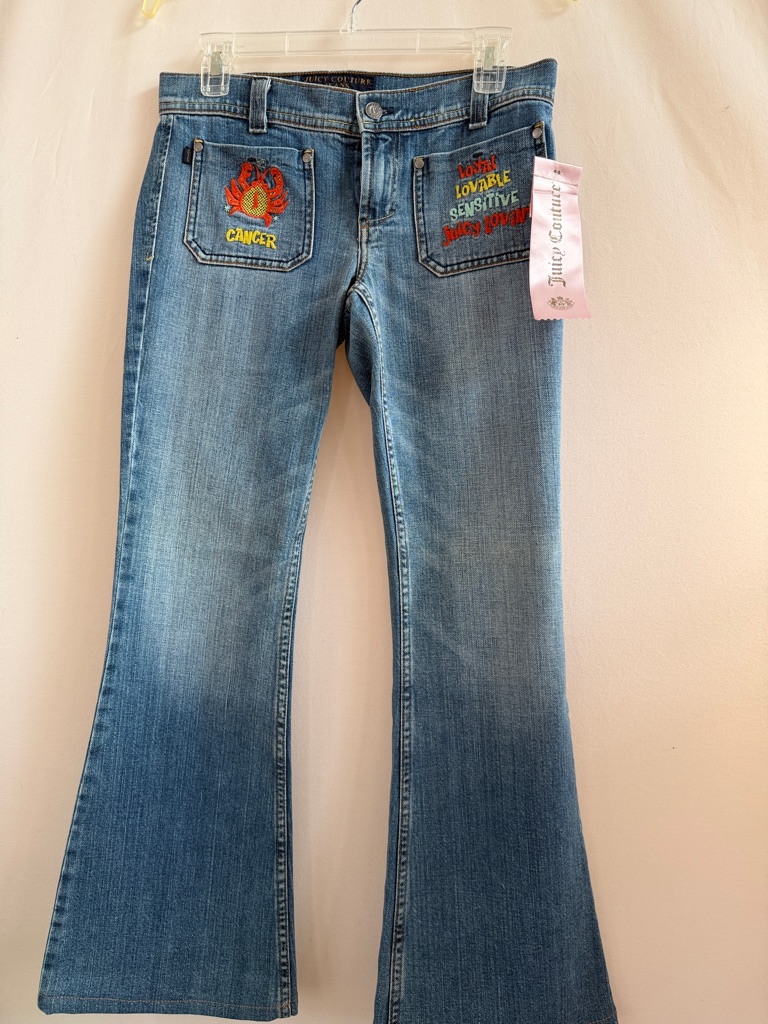 Juicy Couture Rare Horoscope Cancer Jeans Rare